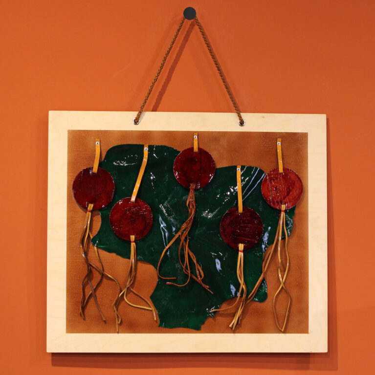 تابلو چرم H054